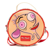 Ren and Stimpy Vegan Leather Crossbody Dog Walking Bag – Dog Walking Bags & Pouches by Buckle - Down
