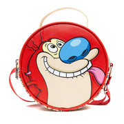 Ren and Stimpy Vegan Leather Crossbody Dog Walking Bag – Dog Walking Bags & Pouches by Buckle - Down