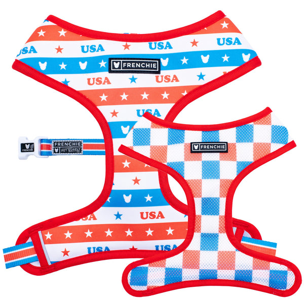 Frenchie Duo Reversible Dog Harness - USA