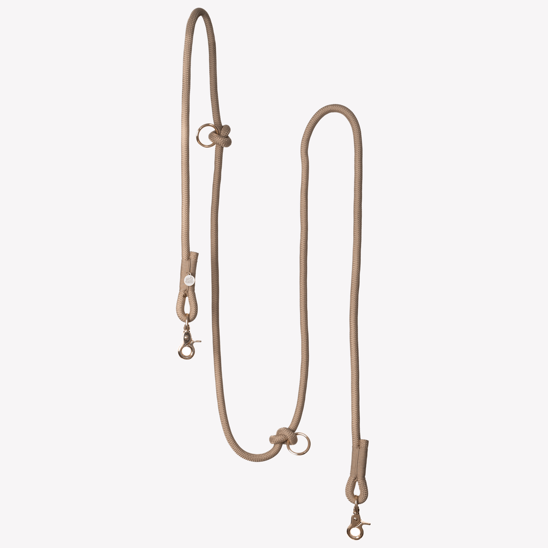 Sand - Hands Free Braided Dog Leash – Dog Leashes by FURLOU