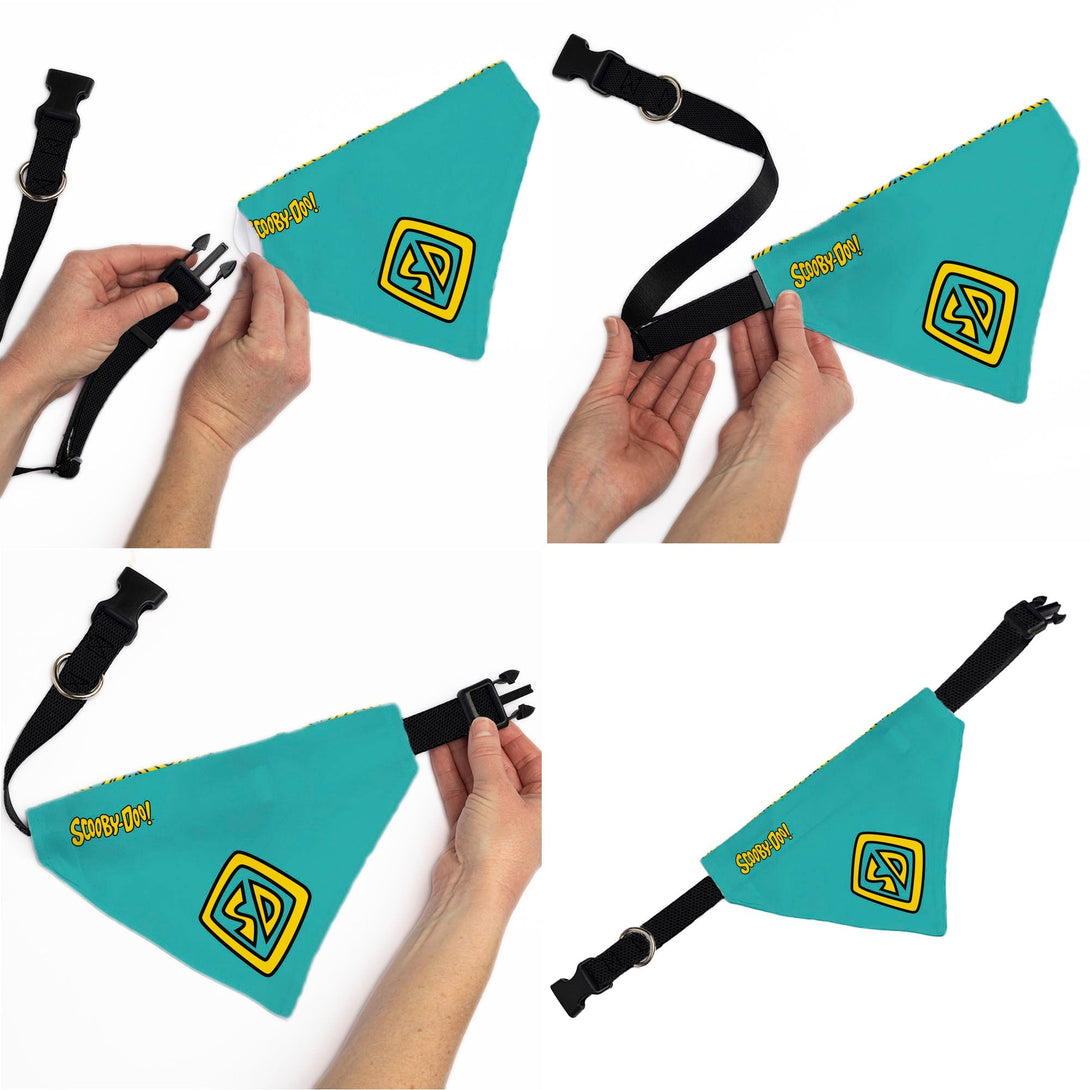 Scooby Doo Logo Collage Dog Bandana – Bandanas & Neckwear by Buckle - Down