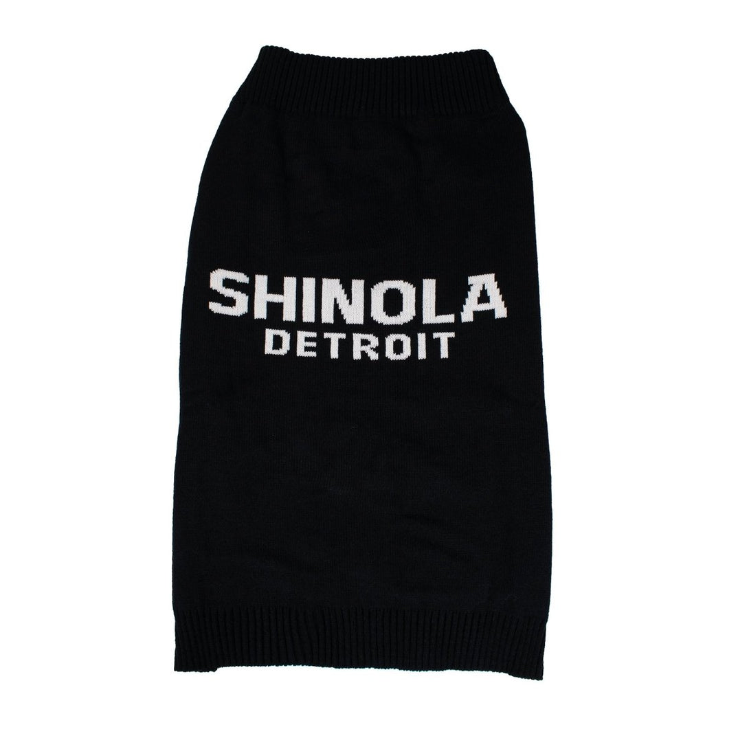 Shinola Brand Logo Knitted Dog Sweater – Sweaters & Hoodies by Shinola