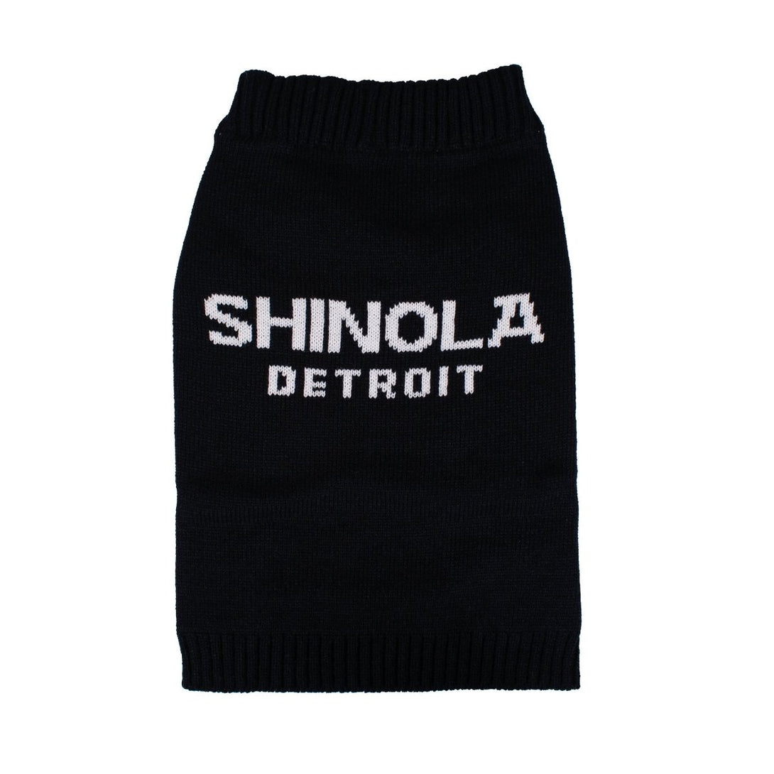 Shinola Brand Logo Knitted Dog Sweater – Sweaters & Hoodies by Shinola