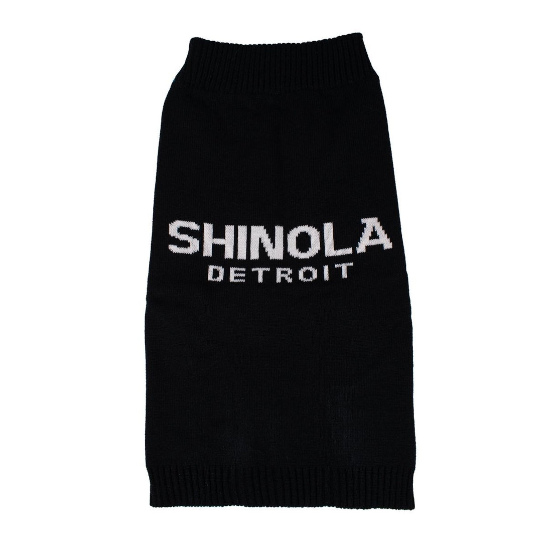 Shinola Brand Logo Knitted Dog Sweater – Sweaters & Hoodies by Shinola