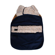 Shinola Brand Stripe Berber Dog Coat Oatmeal – Jackets & Coats by Shinola