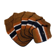 Shinola Brand Stripe Berber Dog Coat Rust – Jackets & Coats by Shinola