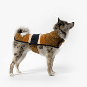 Shinola Brand Stripe Berber Dog Coat Rust – Jackets & Coats by Shinola