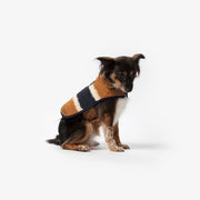 Shinola Brand Stripe Berber Dog Coat Rust – Jackets & Coats by Shinola