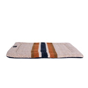 Shinola Brand Stripe Comfort Cushion Berber Dog Bed Oatmeal – Crate Mats & Pads by Shinola