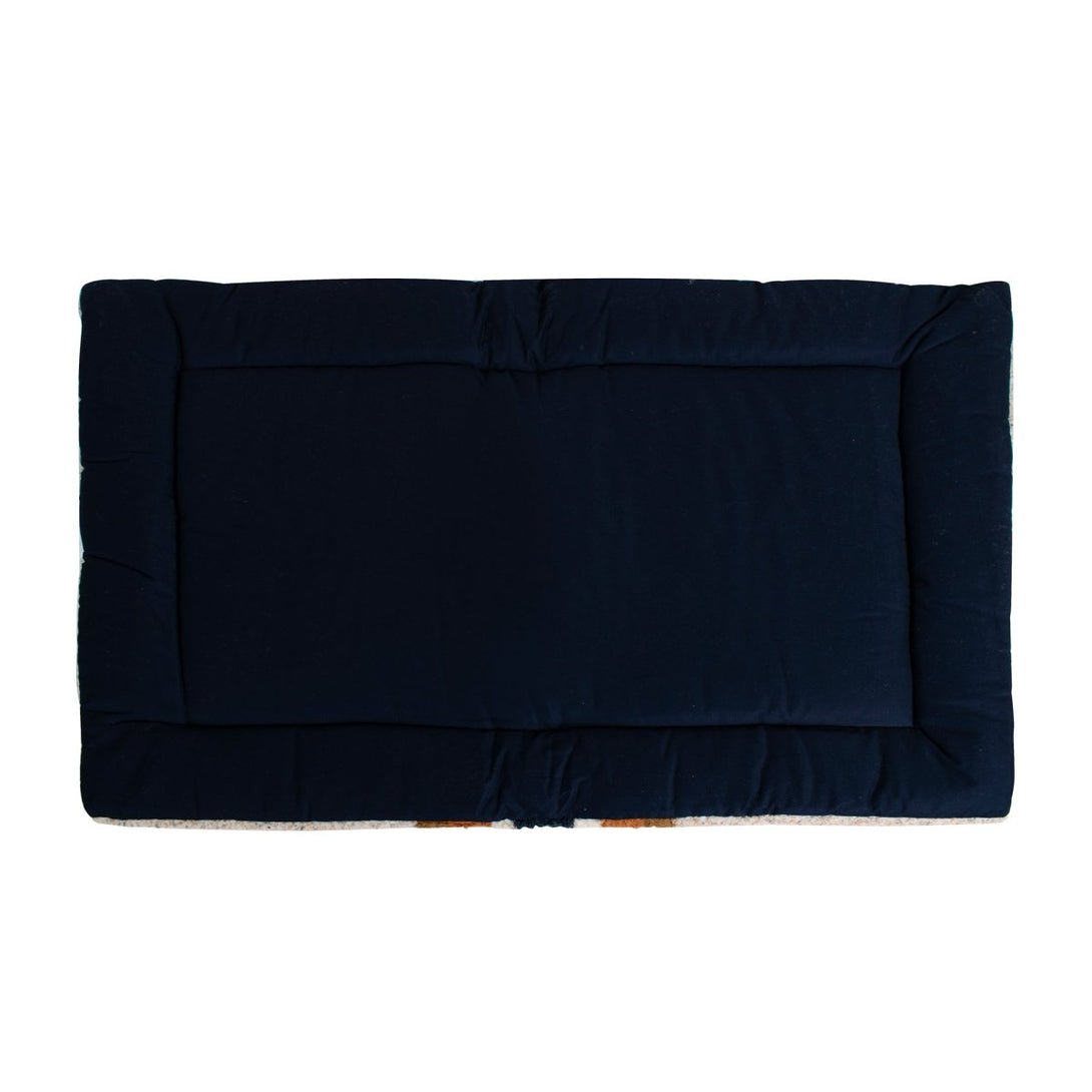 Shinola Brand Stripe Comfort Cushion Berber Dog Bed Oatmeal – Crate Mats & Pads by Shinola