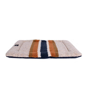 Shinola Brand Stripe Comfort Cushion Berber Dog Bed Oatmeal – Crate Mats & Pads by Shinola