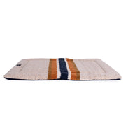 Shinola Brand Stripe Comfort Cushion Berber Dog Bed Oatmeal – Crate Mats & Pads by Shinola