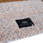 Shinola Brand Stripe Comfort Cushion Berber Dog Bed Oatmeal – Crate Mats & Pads by Shinola