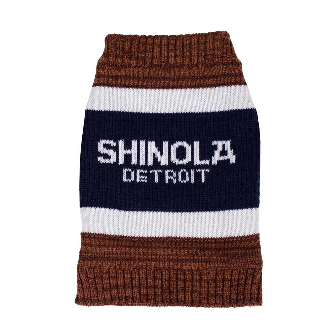 Shinola Brand Stripe Knitted Dog Sweater – Sweaters & Hoodies by Shinola