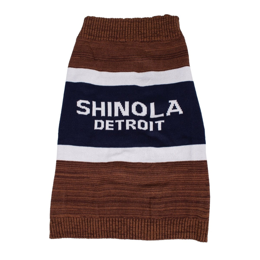 Shinola Brand Stripe Knitted Dog Sweater – Sweaters & Hoodies by Shinola