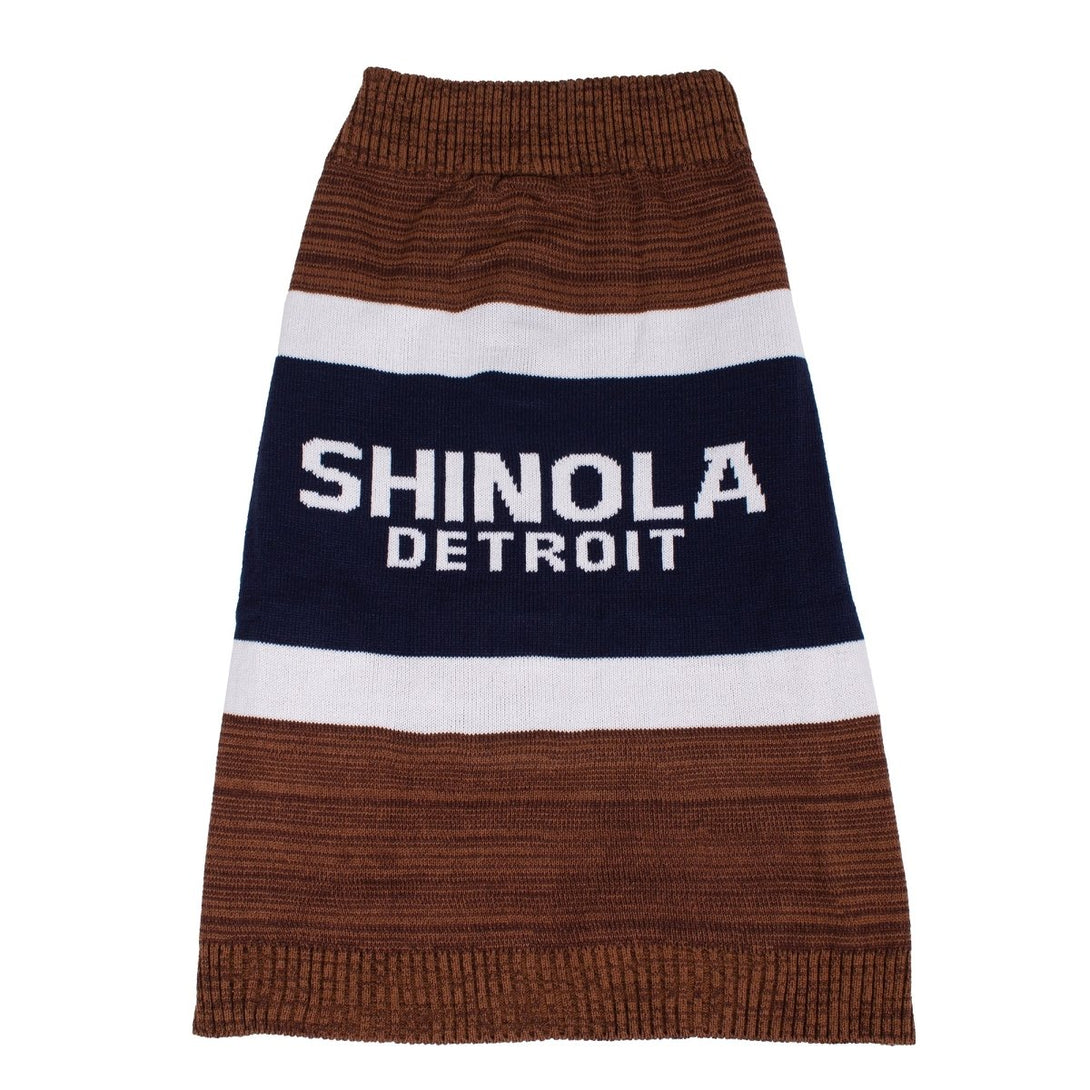 Shinola Brand Stripe Knitted Dog Sweater – Sweaters & Hoodies by Shinola