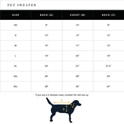 Shinola Brand Stripe Knitted Dog Sweater – Sweaters & Hoodies by Shinola