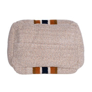 Shinola Brand Stripe Kuddle Berber Dog Bed Oatmeal – Dog Beds by Shinola