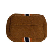 Shinola Brand Stripe Kuddle Berber Dog Bed Rust – Dog Beds by Shinola