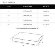 Shinola Brand Stripe Napper Pillow Berber Dog Bed Oatmeal – Dog Beds by Shinola