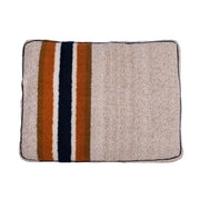 Shinola Brand Stripe Napper Pillow Berber Dog Bed Oatmeal – Dog Beds by Shinola