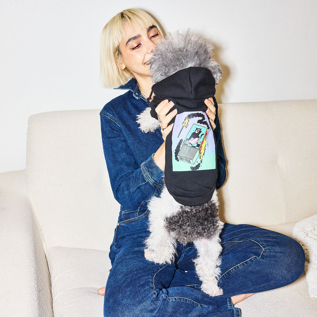 Snap Back Dog Hoodie. – Sweaters & Hoodies by JUST FRED.