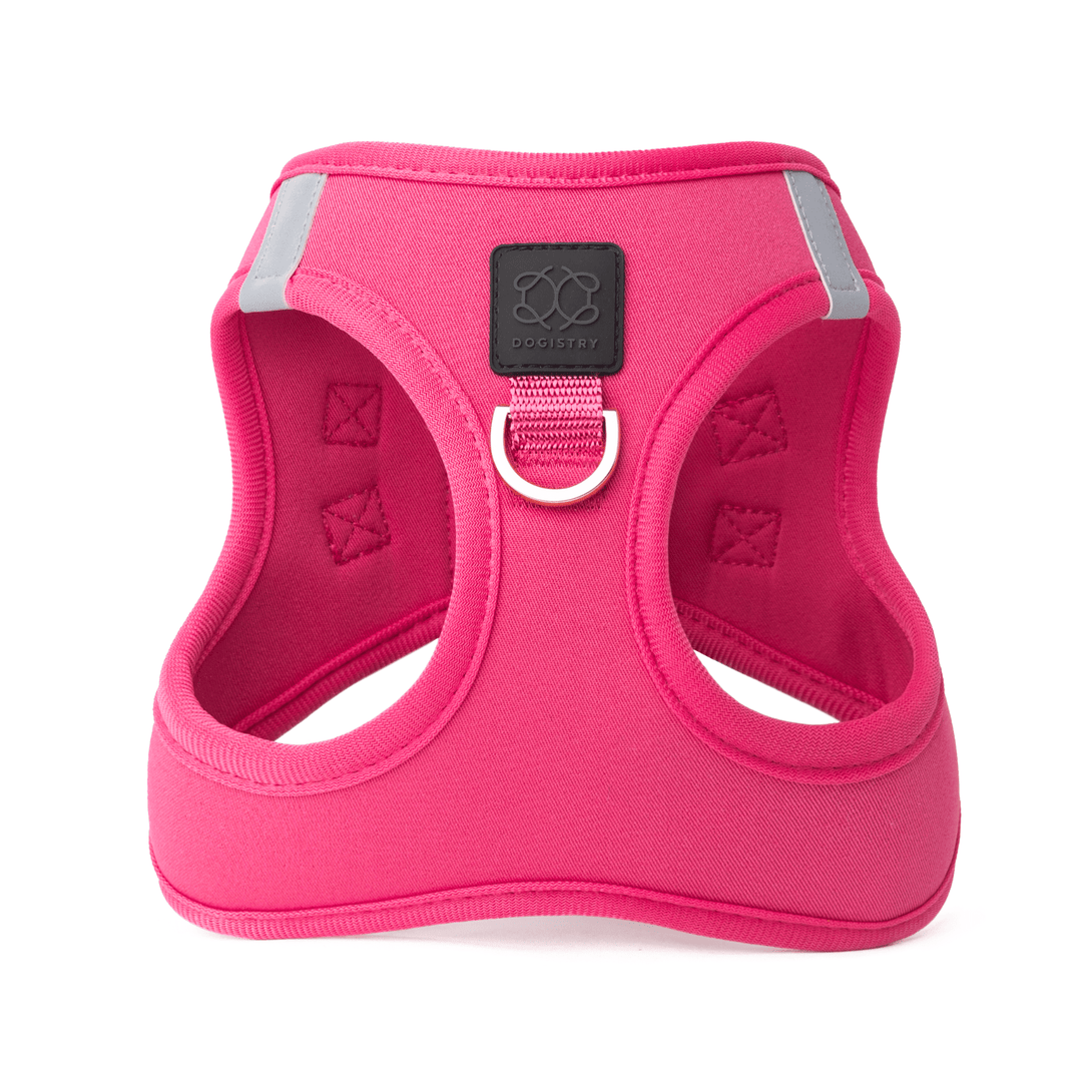 SoHo No - Pull Step - In Dog Harness - Park Ave Pink – Dog Harnesses by Dogistry