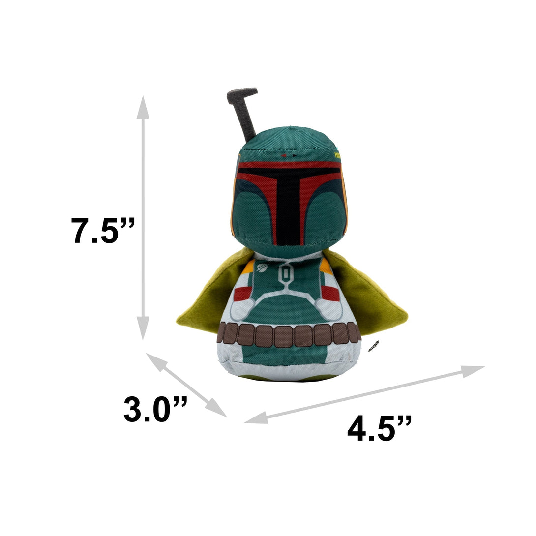 Star Wars Boba Fett Big Head Plush Squeaky Dog Toy – Dog Toys by Buckle - Down