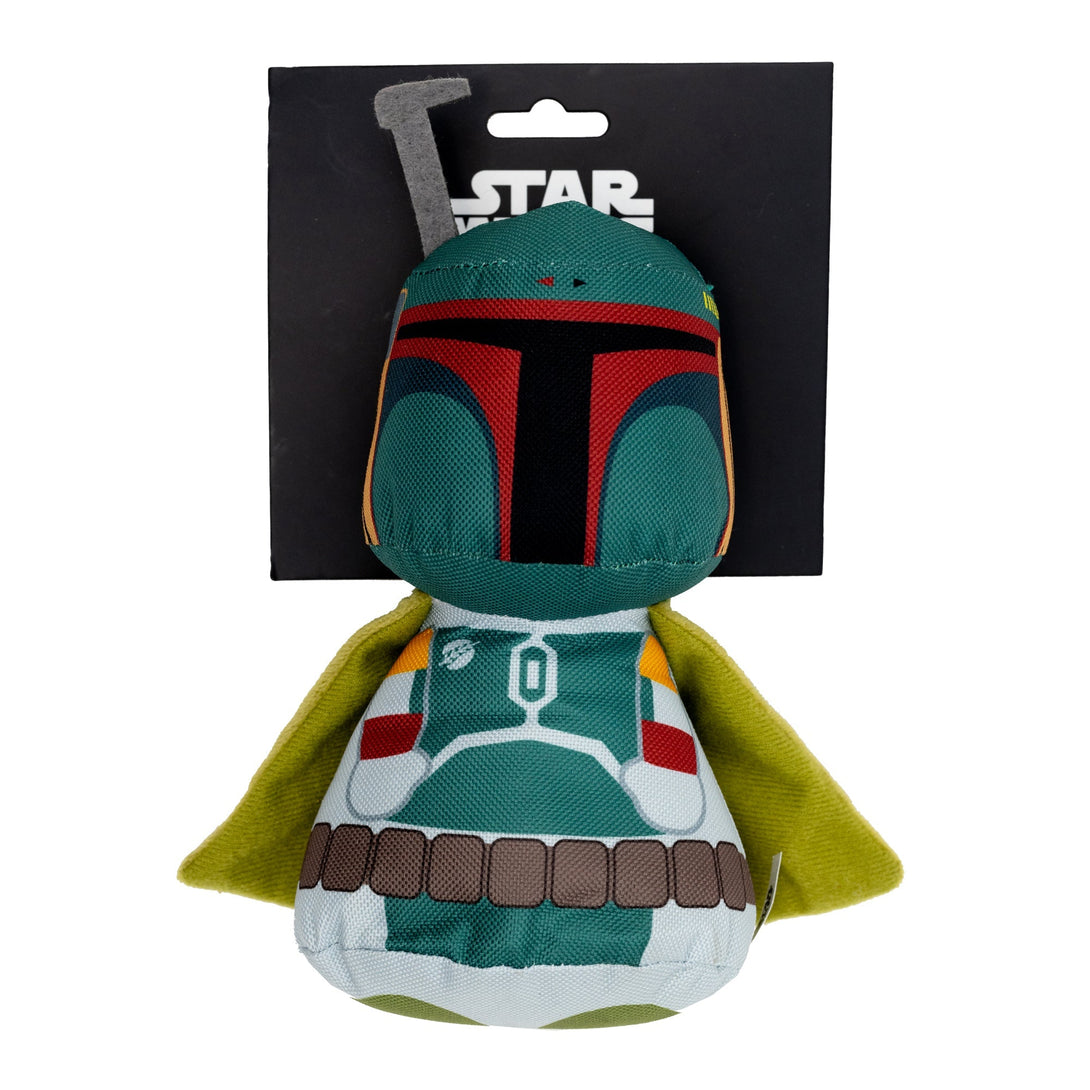 Star Wars Boba Fett Big Head Plush Squeaky Dog Toy – Dog Toys by Buckle - Down