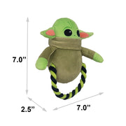 Star Wars The Child Plush Plush Rope Dog Toy – Dog Toys by Buckle - Down
