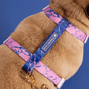 Strap Dog Harness - Pink Marble – Dog Harnesses by Frenchie Bulldog