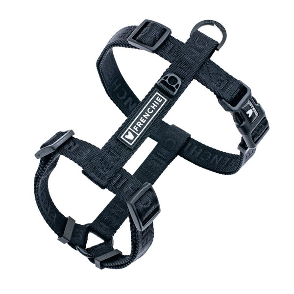 Strap Dog Harness - Solid Black – Dog Harnesses by Frenchie Bulldog