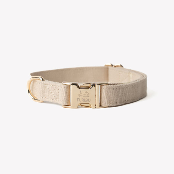 Tan - Canvas Dog Collar – Dog Collars by FURLOU