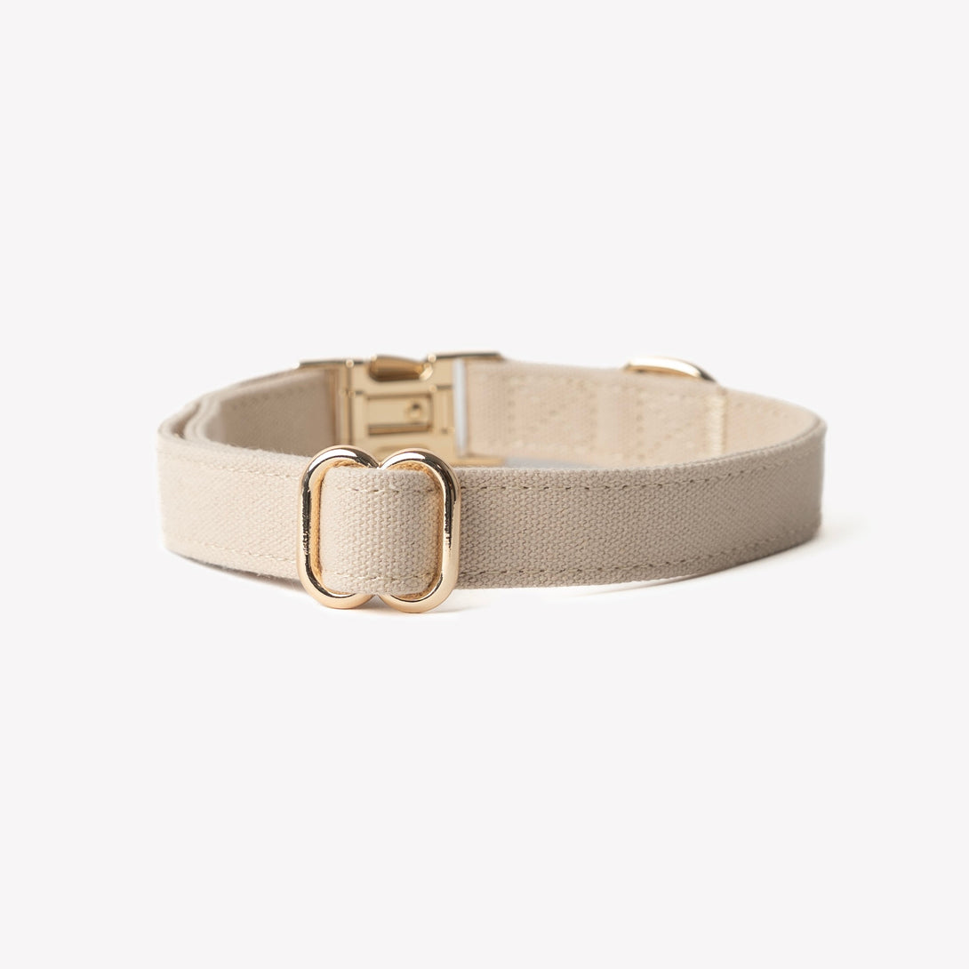Tan - Canvas Dog Collar – Dog Collars by FURLOU