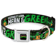 Teenage Mutant Ninja Turtles Keeping It Lean, Mean & Seatbelt Buckle Dog Collar – Dog Collars by Buckle - Down