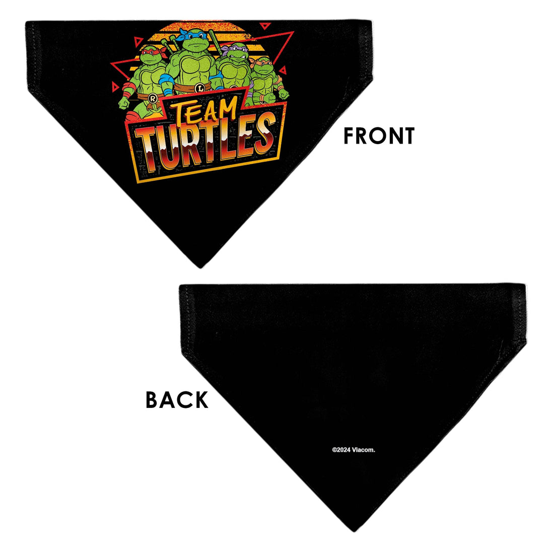 Teenage Mutant Ninja Turtles TEAM TURTLES Dog Bandana – Bandanas & Neckwear by Buckle - Down