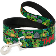 Teenage Mutant Ninja Turtles TMNT Brick Wall Dog Leash – Dog Leashes by Buckle - Down