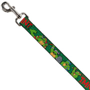 Teenage Mutant Ninja Turtles TMNT Brick Wall Dog Leash – Dog Leashes by Buckle - Down