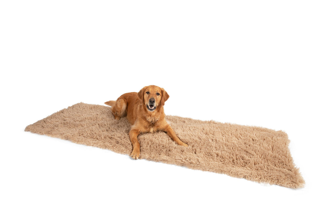 The Final EDIT: PupProtector Luxe Waterproof Bed Runner - Plush Sheep Tan – Dog Blankets by Paw.com