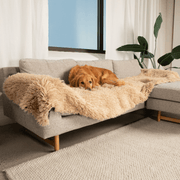 The Final EDIT: PupProtector Luxe Waterproof Bed Runner - Plush Sheep Tan – Dog Blankets by Paw.com
