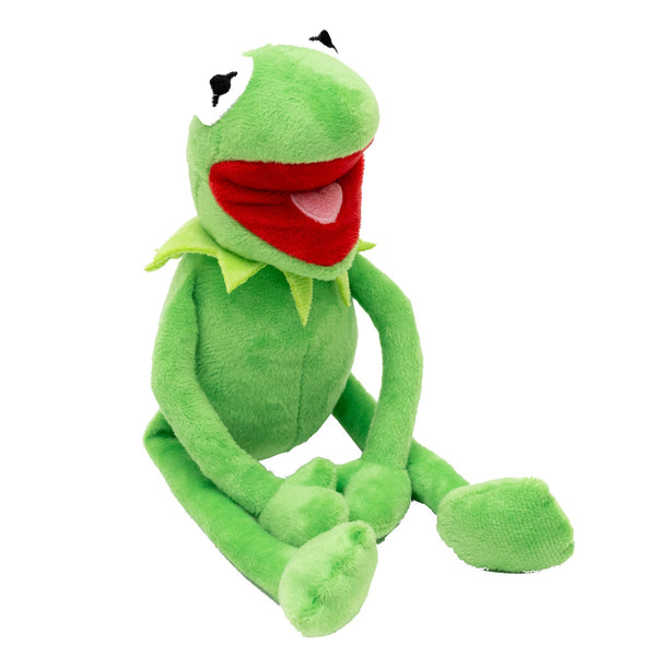 The Muppets Kermit the Frog Plush Squeaky Dog Toy – Dog Toys by Buckle - Down