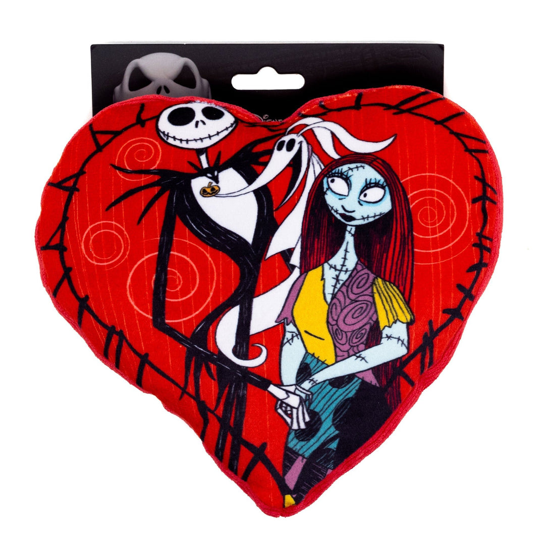 The Nightmare Before Christmas Jack and Sally Heart Plush Squeaky Dog Toy – Dog Toys by Buckle - Down