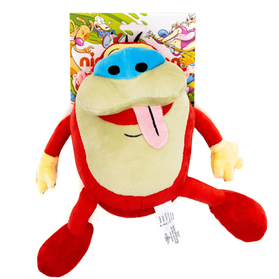 The Ren and Stimpy Show Stimpy Plush Squeaky Dog Toy – Dog Toys by Buckle - Down