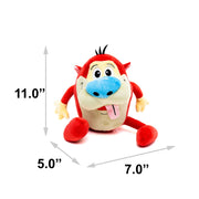 The Ren and Stimpy Show Stimpy Plush Squeaky Dog Toy – Dog Toys by Buckle - Down