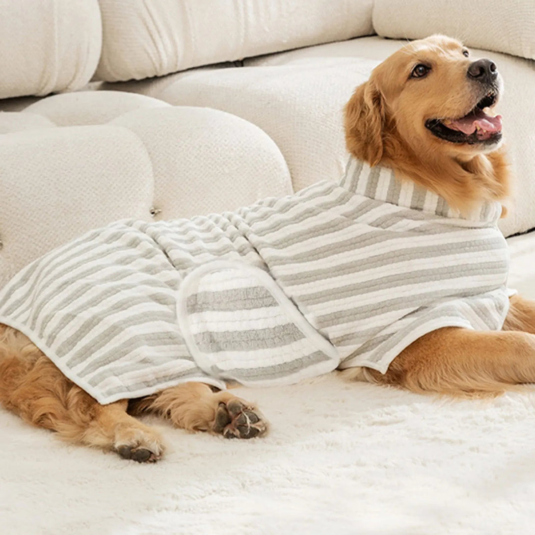 Ultra - Absorbent Dog Towel Bath Robe – Dog Bathing Supplies by OMG A DOG
