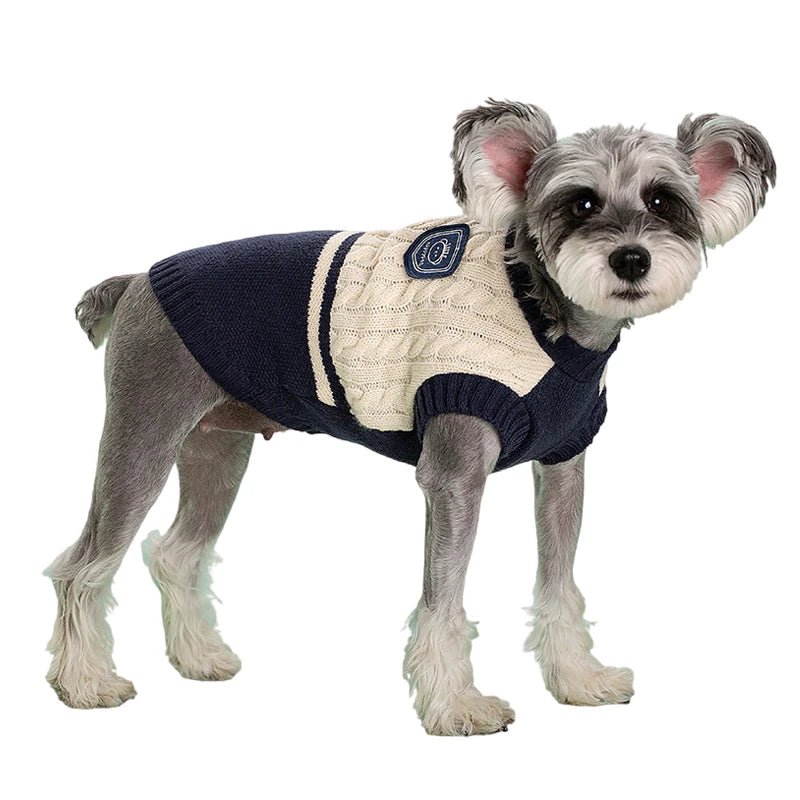 University Knit Dog Sweater Vest – Sweaters & Hoodies by OMG A DOG