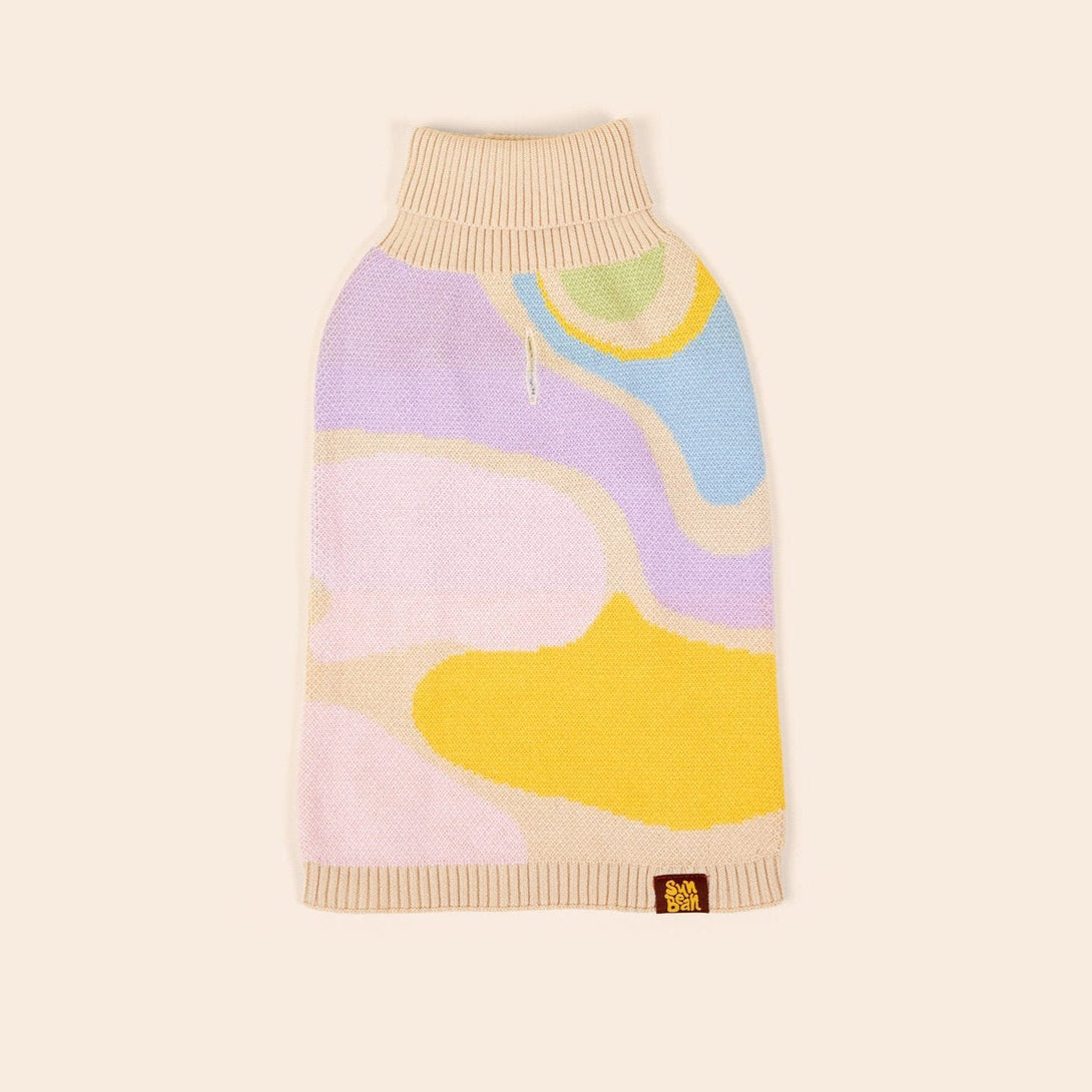 Wavy Knitted Dog Sweater – Sweaters & Hoodies by Sunbean