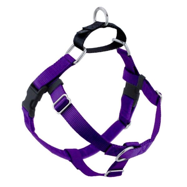 2 Hounds Design Purple Freedom No-Pull Dog Harness