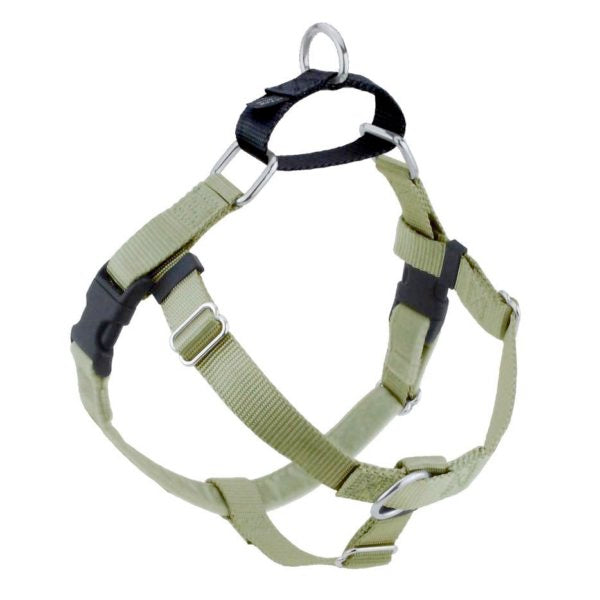 2 Hounds Design Tan Freedom No-Pull Dog Harness