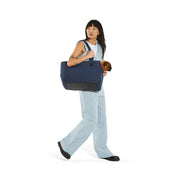 WEEKEND DOG CARRIER TOTE BAG - NAVY. – Pet Carriers by JUST FRED.